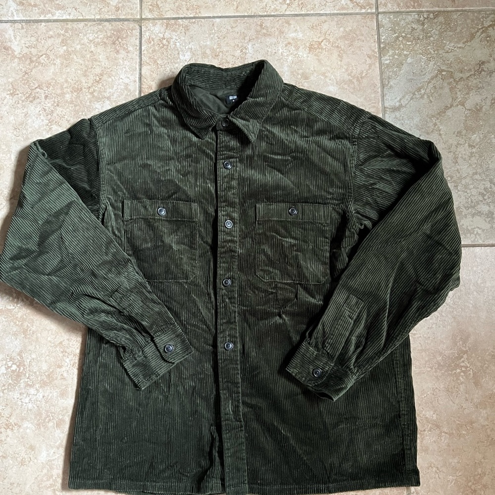 Corduroy button up